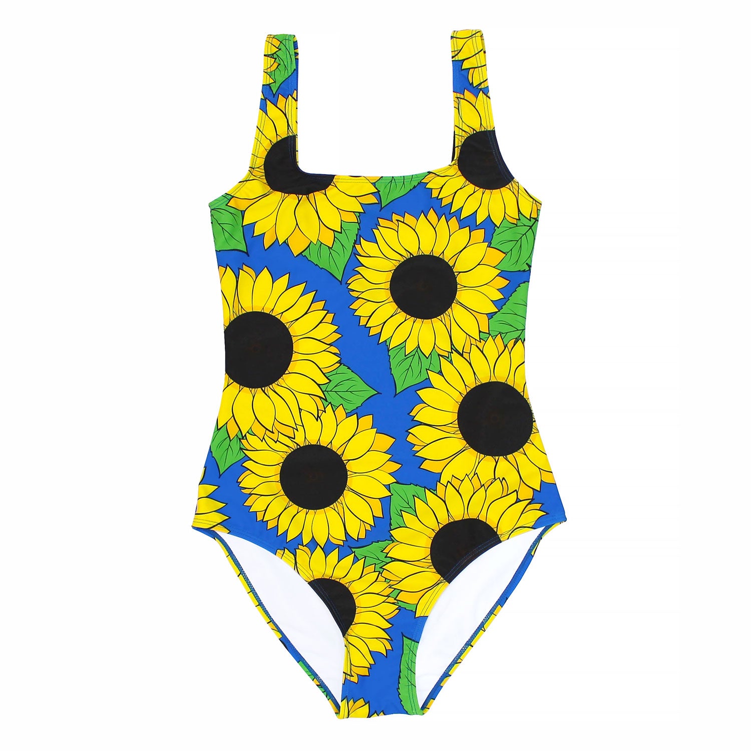 BATOKO Sunflower Swimsuit, Recycling Plastic Waste Into Swimwear