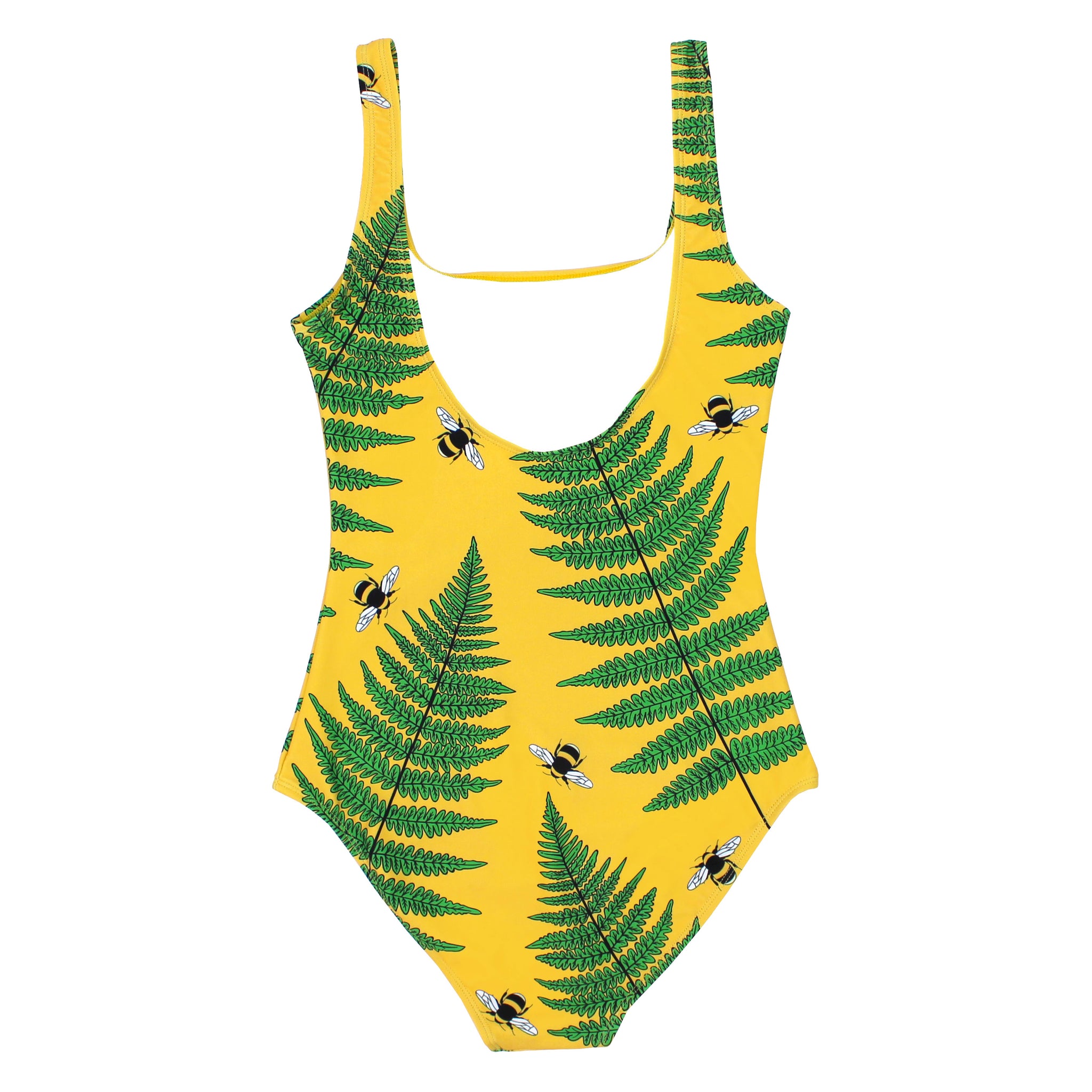 Batoko Fern Swimsuit Made From Recycled Plastic Waste (Back)