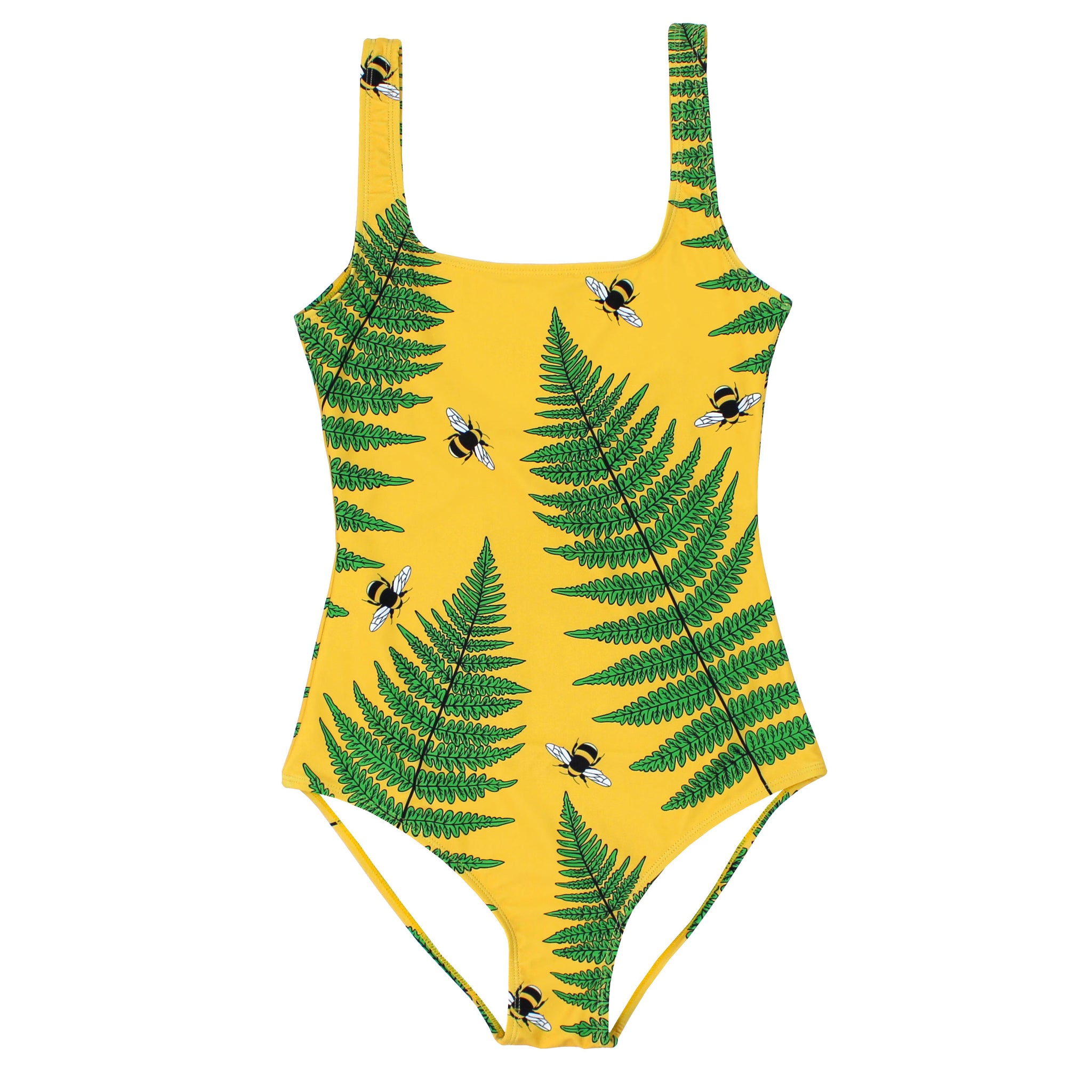 Batoko Fern Swimsuit Made From Recycled Plastic Waste (Front)